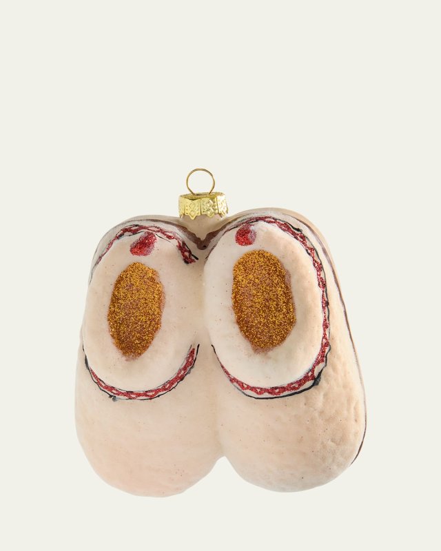 Cozy Fleece Slippers Ornament